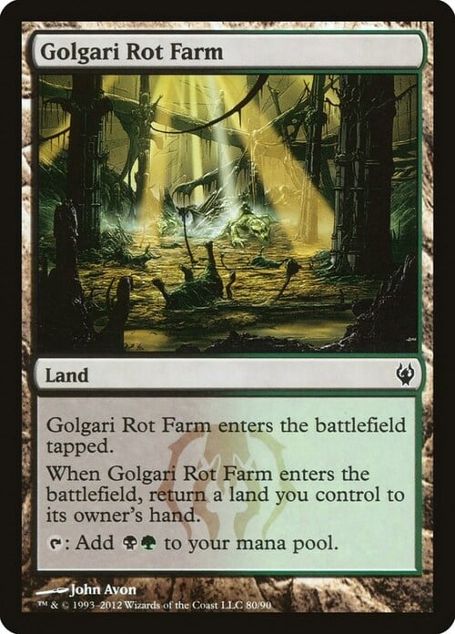 Golgari Rot Farm Card Front