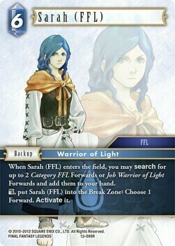 Sarah (FFL) (12-099) Card Front