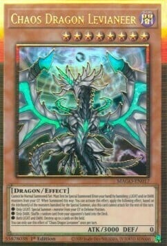 Levianeer Drago del Chaos Card Front