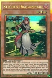 Kitchen Dragonmaid · Premium Gold Rare 022
