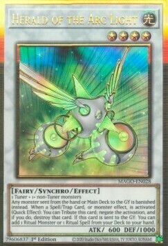 Herald of the Arc Light Card Front