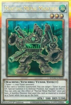 Martial Metal Marcher Card Front