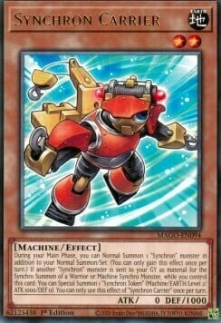 Synchron Carrier Card Front