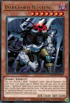 Signore Oscuro Nasten Card Front