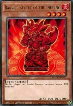 Barrier Statue of the Inferno Card Front