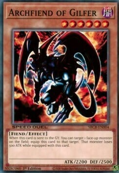Archfiend of Gilfer Card Front