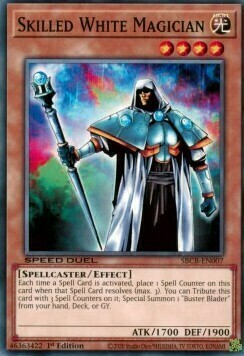 Skilled White Magician Card Front