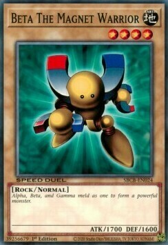 Beta The Magnet Warrior Card Front