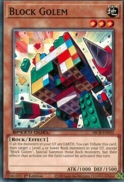 Golem Blocco Card Front