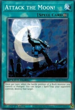 Attack the Moon! Card Front