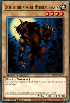Gazelle, Re delle Bestie Mitiche Card Front