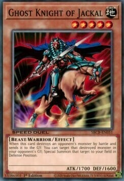 Cavaliere Fantasma dello Sciacallo Card Front