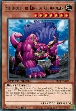 Behemoth the King of All Animals Card Front