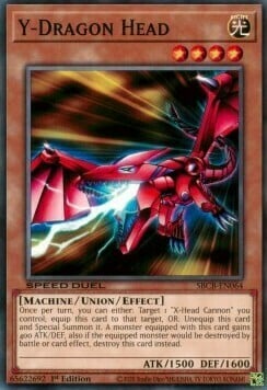 Y-Dragon Head Card Front