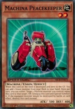 Machina Peacekeeper Card Front