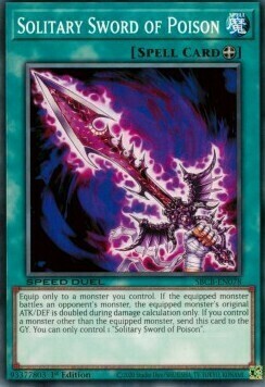 Solitary Sword of Poison Card Front