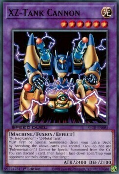 XZ-Tank Cannon Card Front