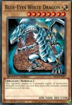 Blue-Eyes White Dragon Card Front