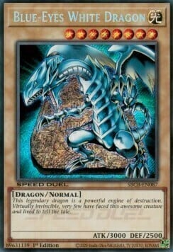 Blue-Eyes White Dragon Card Front