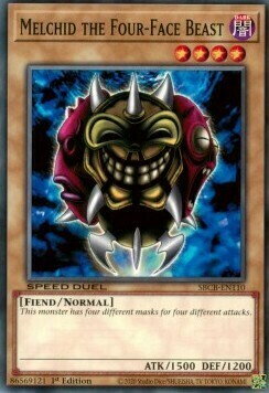 Melchid la Bestia Quattro Facce Card Front