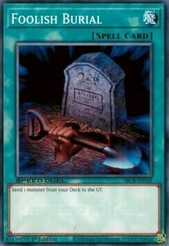 Foolish Burial Card Front