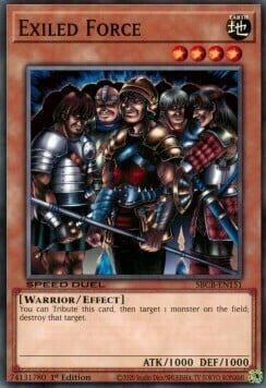 Exiled Force Card Front