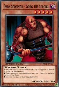 Dark Scorpion - Gorg the Strong Card Front
