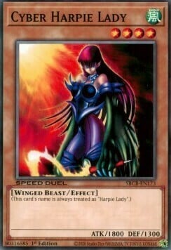 Cyber Lady Arpia Card Front