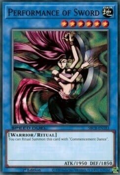 Performance of Sword Card Front