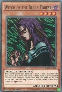 Witch of the Black Forest Card Front