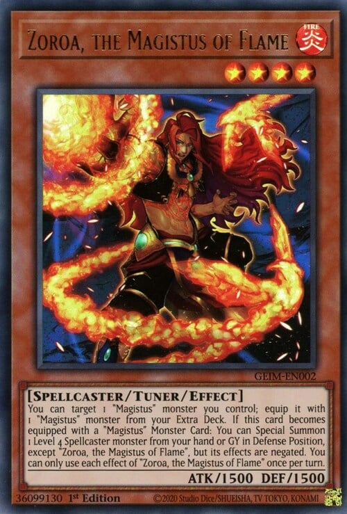 Zoroa, the Magistus of Flame Card Front