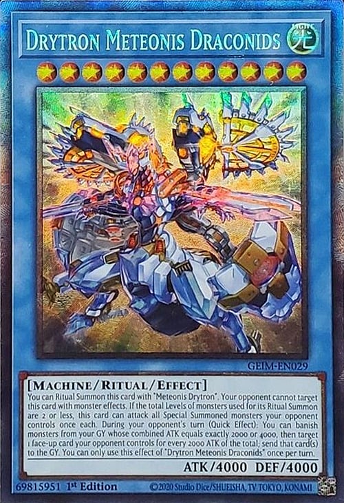 Drytron Meteonis Draconids Card Front