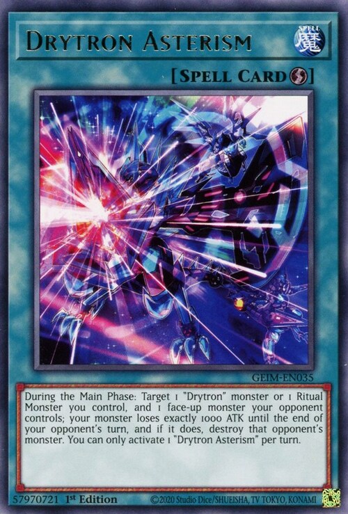 Drytron Asterism Card Front