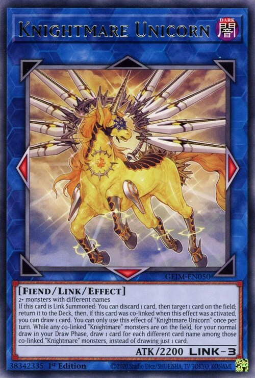 Knightmare Unicorn Card Front