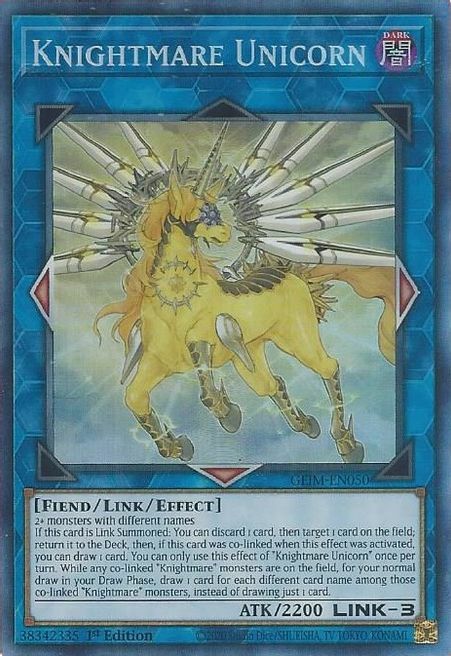Knightmare Unicorn Card Front