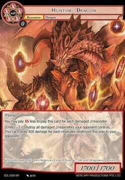 Hunting Dragon Card Front