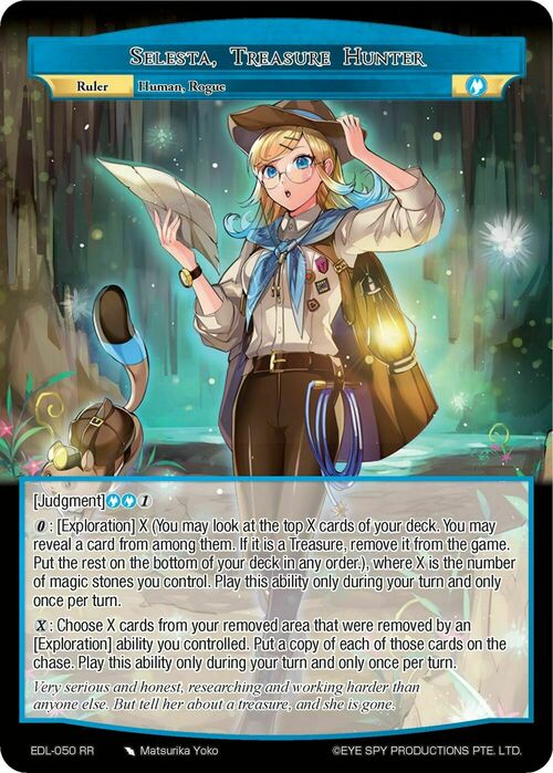 Selesta, Treasure Hunter Card Front