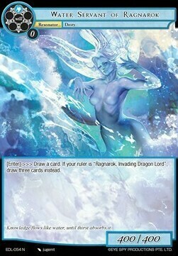 Water Servant of Ragnarok Card Front