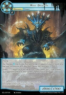 Wise Dragon Card Front