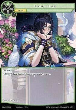 Elixir's Love Card Front