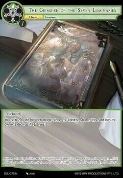 The Grimoire of the Seven Luminaries Card Front