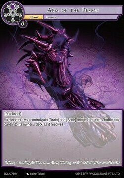 Arm of the Demon Card Front