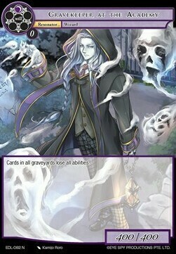 Gravekeeper at the Academy Card Front