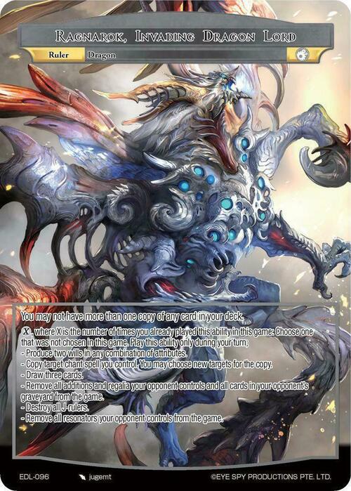 Ragnarok, Invading Dragon Lord Card Front