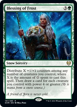 Blessing of Frost Card Front