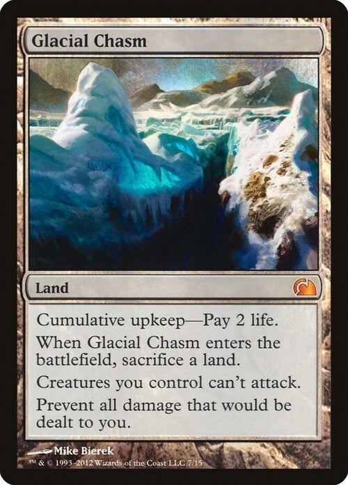 Glacial Chasm Card Front