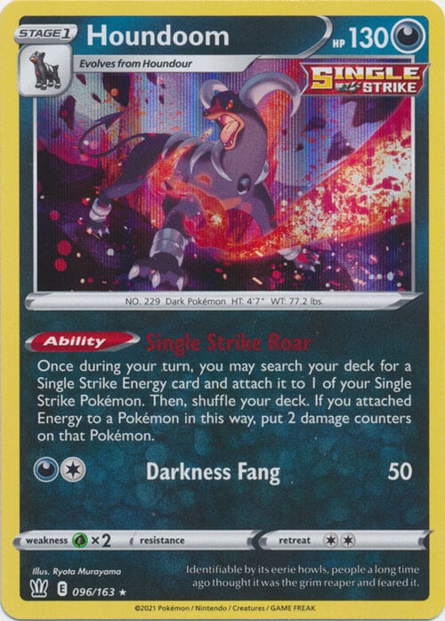 Houndoom Card Front