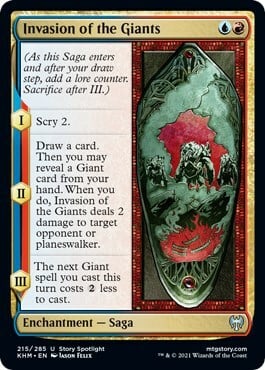 Invasion of the Giants Card Front