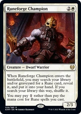 Runeforge Champion Card Front