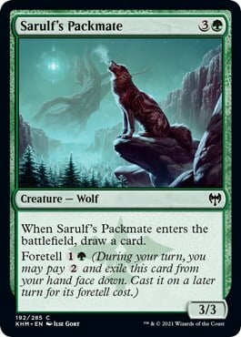 Sarulf's Packmate Card Front